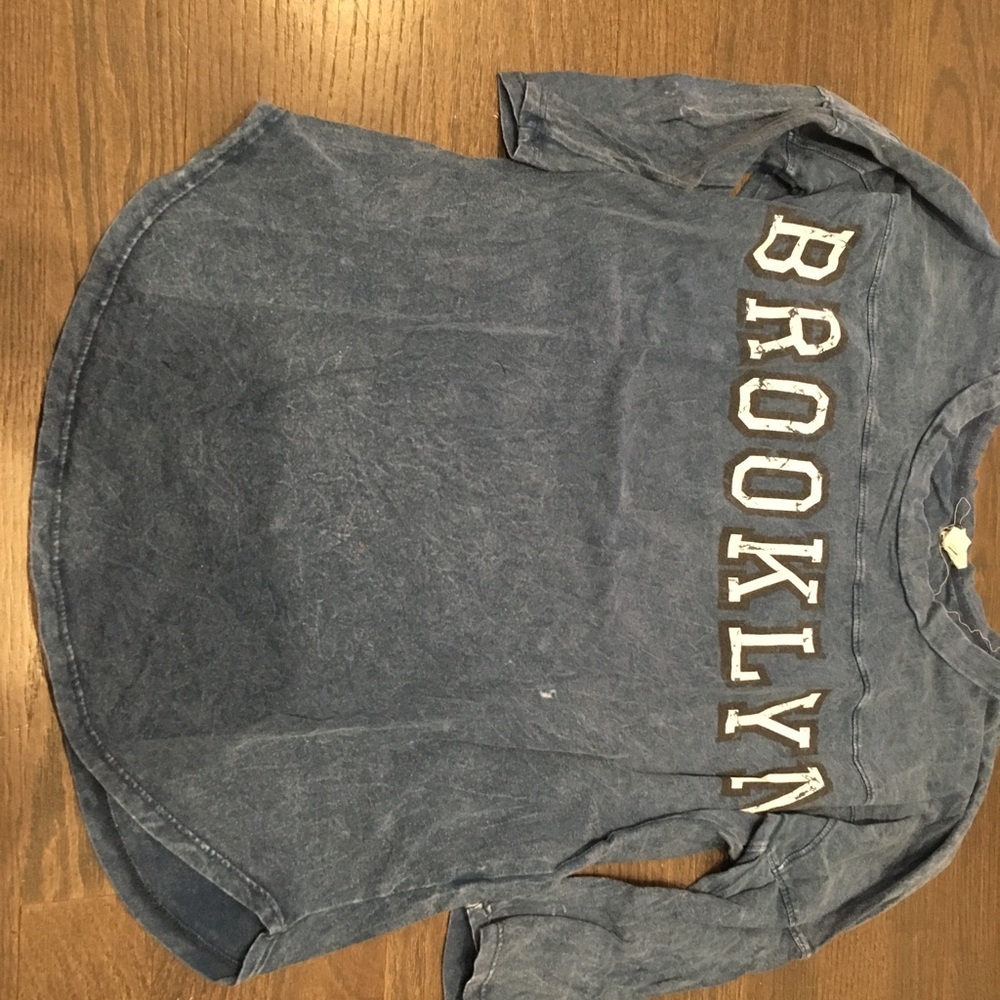 Brooklyn blue long sleeve shirt